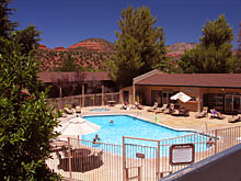 Pool at Poco Diablo Resort in Sedona Arizona
